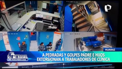 A pedradas y palos extorsionaban a trabajadores de clínica en Huaraz
