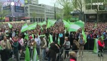 Feyenoord campione d'Olanda, la festa di squadra e tifosi