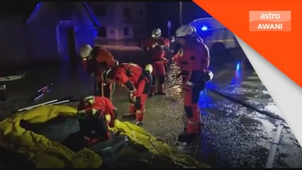 Beberapa kawasan di Croatia dan Bosnia dilanda banjir