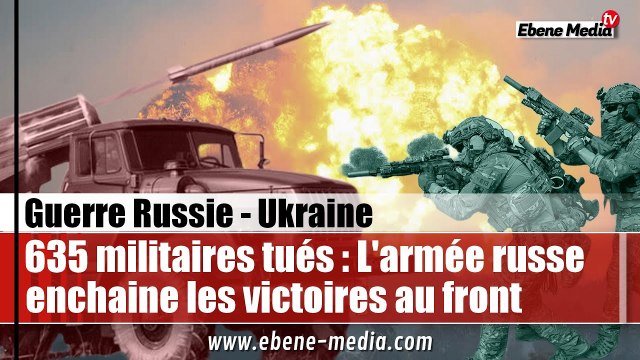 L'armée russe effectue plusieurs séries de victoires militaires contre les ukrainiens