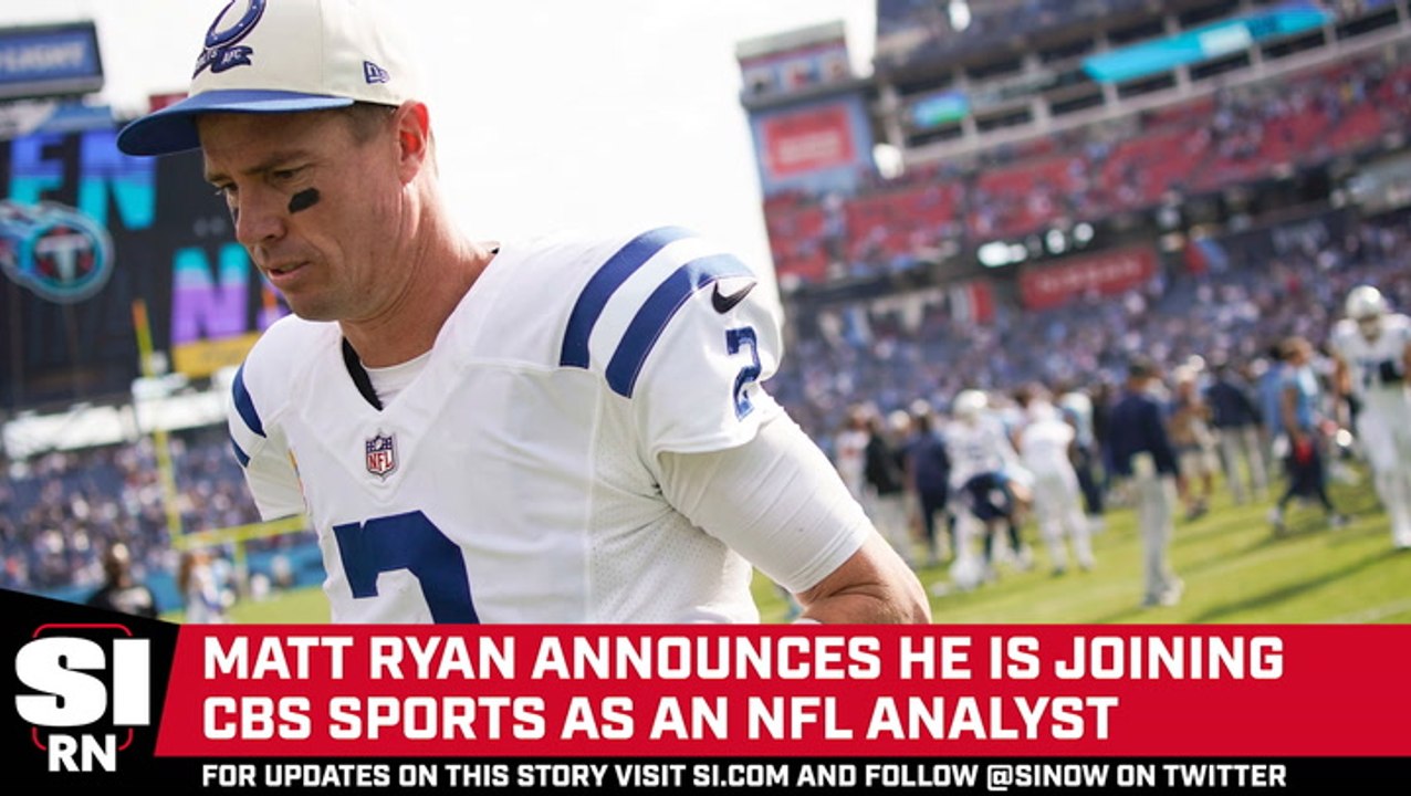 Matt Ryan Announces He is Joining CBS Sports as NFL Analyst