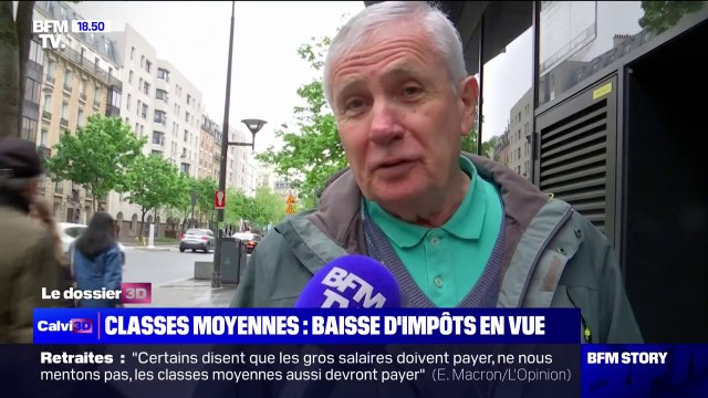 Baisse d'impôts des classes moyennes: Si ça baisse, ça ira dans le bon sens , des Français réagissent aux annonces d'Emmanuel Macron