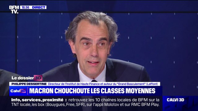 Baisses d'impôts des classes moyennes: Il va y avoir cette question de contraintes de plus en plus fortes sur les finances publiques pour Philippe Dessertine (économiste)
