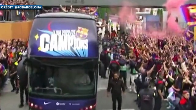 Barcelone célèbre ses champions
