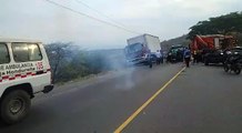 Varios heridos deja accidente vial en Colón