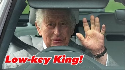 King Charles drove himself to the church after his grand coronation last weekend