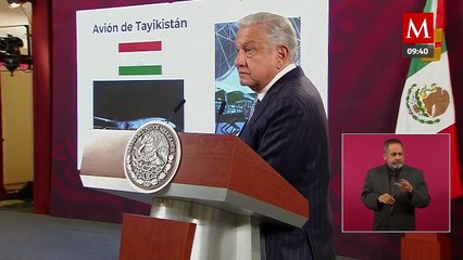 Avión presidencial ya está en Tayikistán, dice AMLO