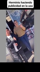 ¡Facturando! Herminio Juárez realiza publicidad en Estados Unidos