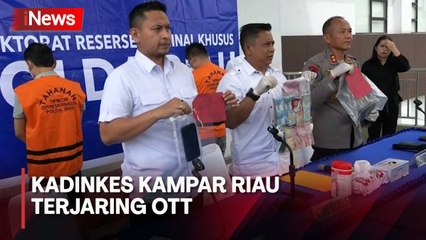 Kadinkes Kampar Riau dan Kepala Puskesmas Terjaring OTT, Polisi Sita Rp85 Juta