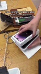 How Apple Store put on Screen Protector on your iPhone!