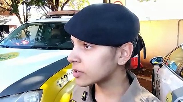 Entrevista sobre grande apreensão de drogas no bairro Sonho Meu, em Umuarama