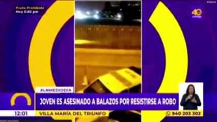 Joven fallece tras resistirse a robo