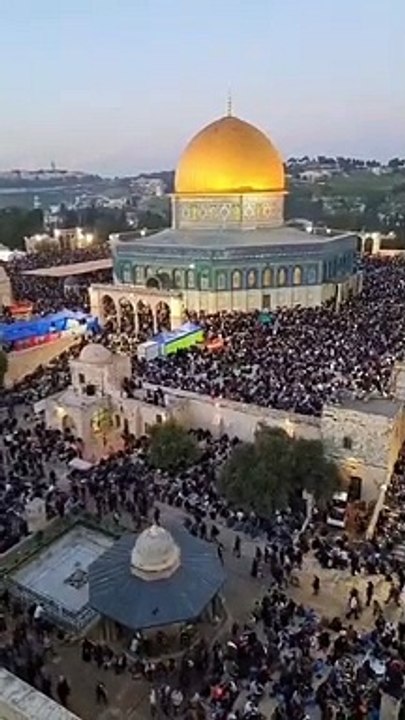 Filistin, Recep Tayyip Erdoğan'a Mescid-i Aksa'da dua ediyor!