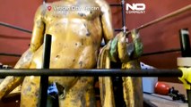 WATCH: Giant golden Hercules restored to its ancient glory at Vatican Museums