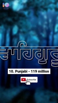 ️ Top 10 Most Spoken Languages in the World | Global Language List #shorts #top10 #viral #2023