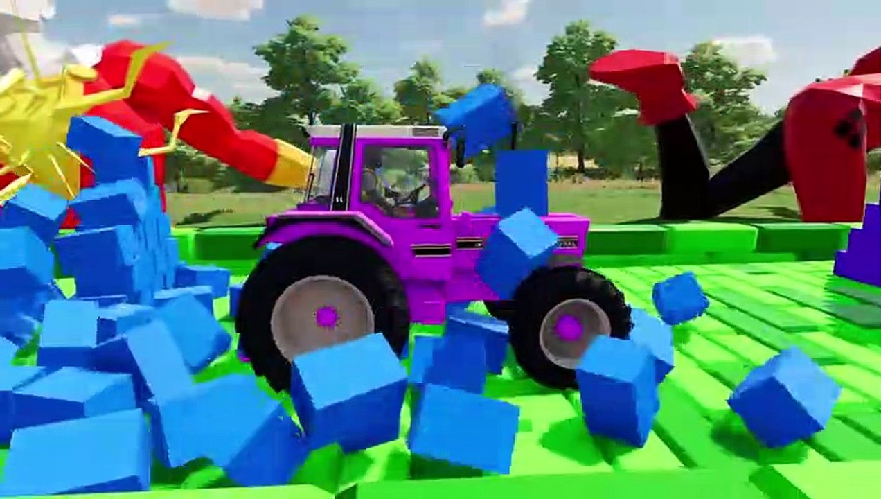 Farming Simulator 22 050 - COLORED INTERNATIONAL HARVESTER TRACTORS DEATH RUN