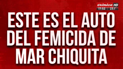 Este es el auto del femicida de Mar Chiquita