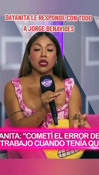 Dayanita responde a Jorge Benavides