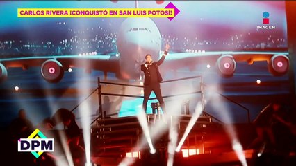 ¡Carlos Rivera conquista a sus seguidores en San Luis Potosí!