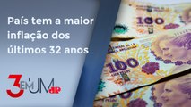 Com 109% de inflação, Argentina aumenta taxa básica de juros para 97%