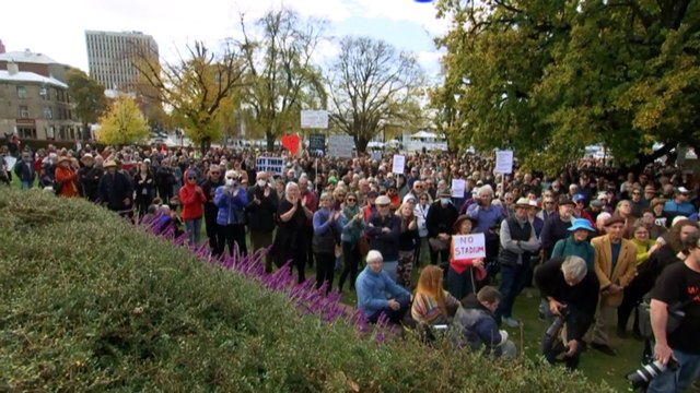 Tasmanian premier pushes ahead with Hobart AFL stadium