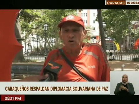 Ciudadanos respaldan la Diplomacia Bolivariana de Paz bajo el concepto pluripolar y de respeto