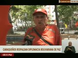 Ciudadanos respaldan la Diplomacia Bolivariana de Paz bajo el concepto pluripolar y de respeto