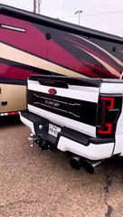 Custom Ford F350 Dually White