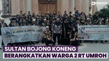 Sultan Bojong Koneng Berangkatkan Warga 2 RT di Bekasi Umroh, Ternyata Ini Pekerjaannya