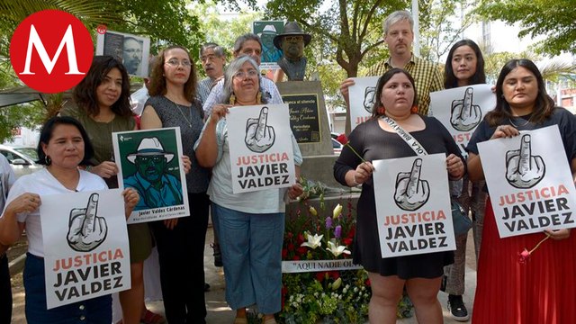 Familiares y organizaciones de periodistas exigen esclarecer el asesinato de Javier Valdez