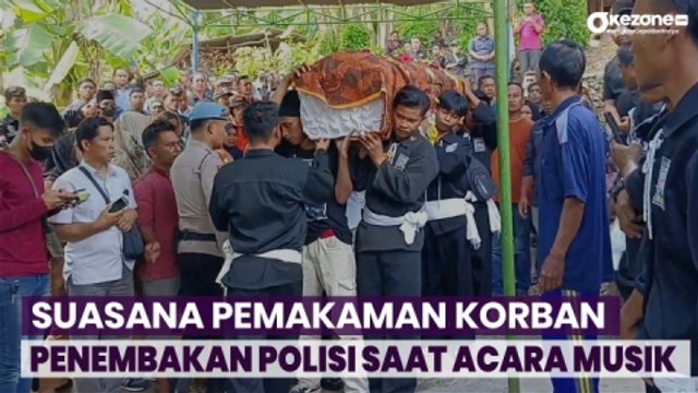 Suasana Duka Iringi Pemakaman Korban Penembakan Polisi saat Acara Musik di Gunungkidul