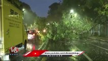 Heavy Rains In Kolkata, Trees Collapse On Roads _ West Bengal _ V6 News