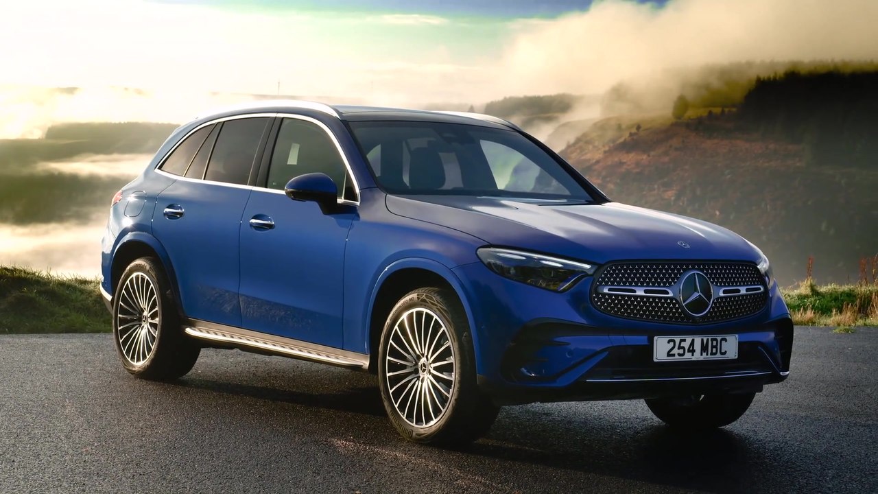 2023 Mercedes-Benz GLC 300 e Design Preview in Blue