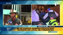 Centro de Lima: reportan incendio en edificio cerca a la plaza San Martín