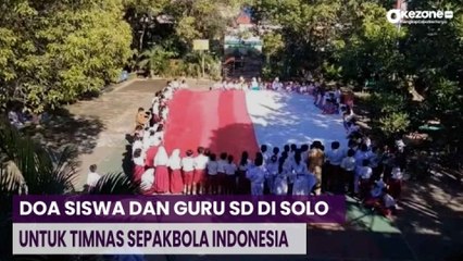 Ratusan Siswa dan Guru SD Doa Bersama Jelang Final Sepakbola SEA Games 2023