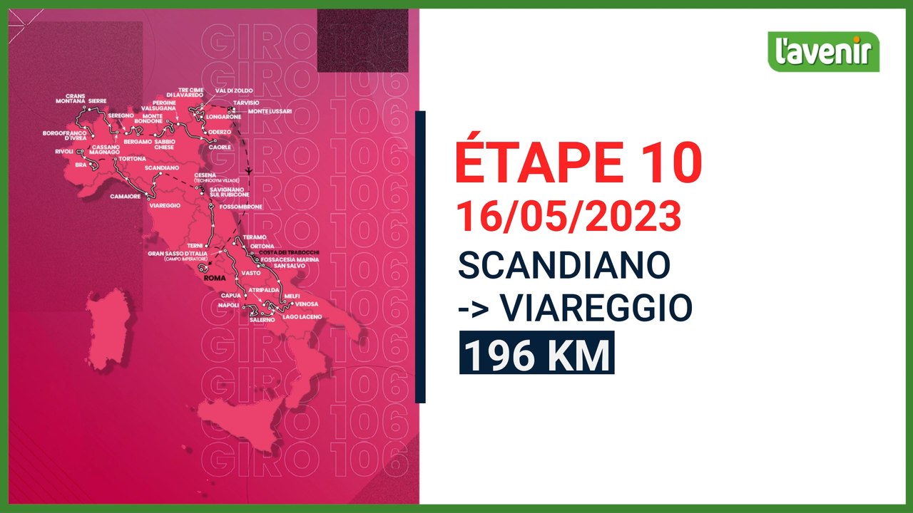 Giro 2023 : Valerio Piva préface la 10e étape du Giro