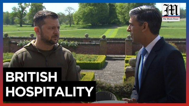 UK Prime Minister Sunak hosts Ukraine's President Zelenskyy at Chequers