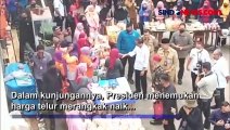Kunjungi Pasar Talang Banjar, Presiden Cek Harga Pangan