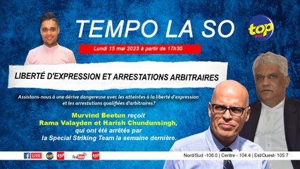 Tempo La So : Murvind Beetun reçoit Rama Valayden et Harish Chundunsingh_0