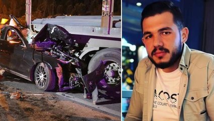 Otomobil tıra ok gibi saplandı: 1 ölü