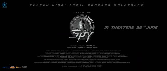 SPY | Teaser - Hindi | Nikhil Siddharth | Garry BH | Charantej Uppalapati | ED Entertainments