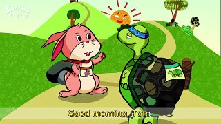 The Tortoise and the Hare - Good morning (Greeting) - English Aesop´s Fables for kids