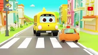 [NEW✨] Baby Shark's Wheels on the Bus - Baby Shark Toy Car - 3D Car Songs - Baby Shark Official