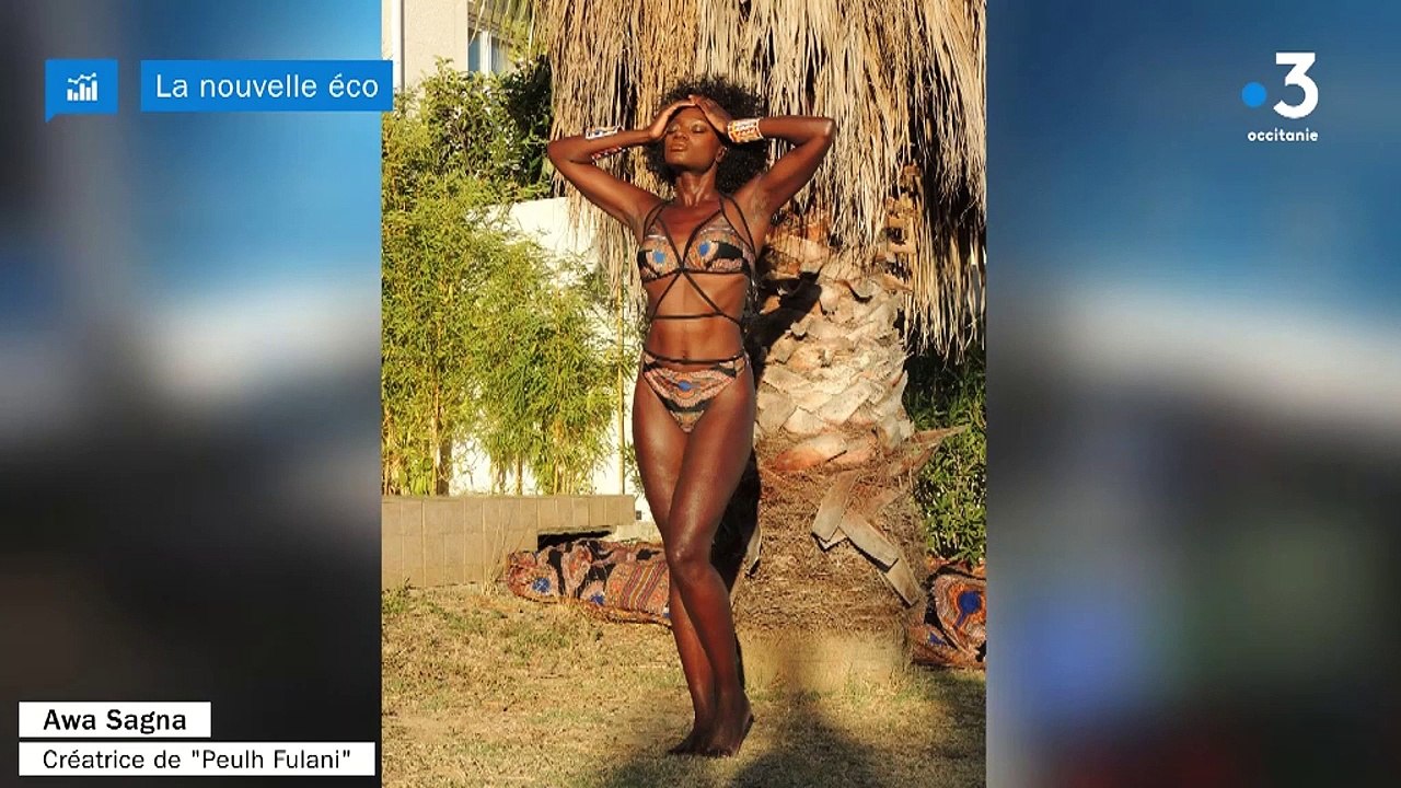 Awa Sagna, créatrice de la marque Peulh Fulani , des maillots de bain en bouteille plastique
