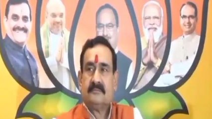 भोपाल:गृहमंत्री नरोत्तम मिश्रा हुए हमलावर, दिग्विजय पर साधा बड़ा निशाना