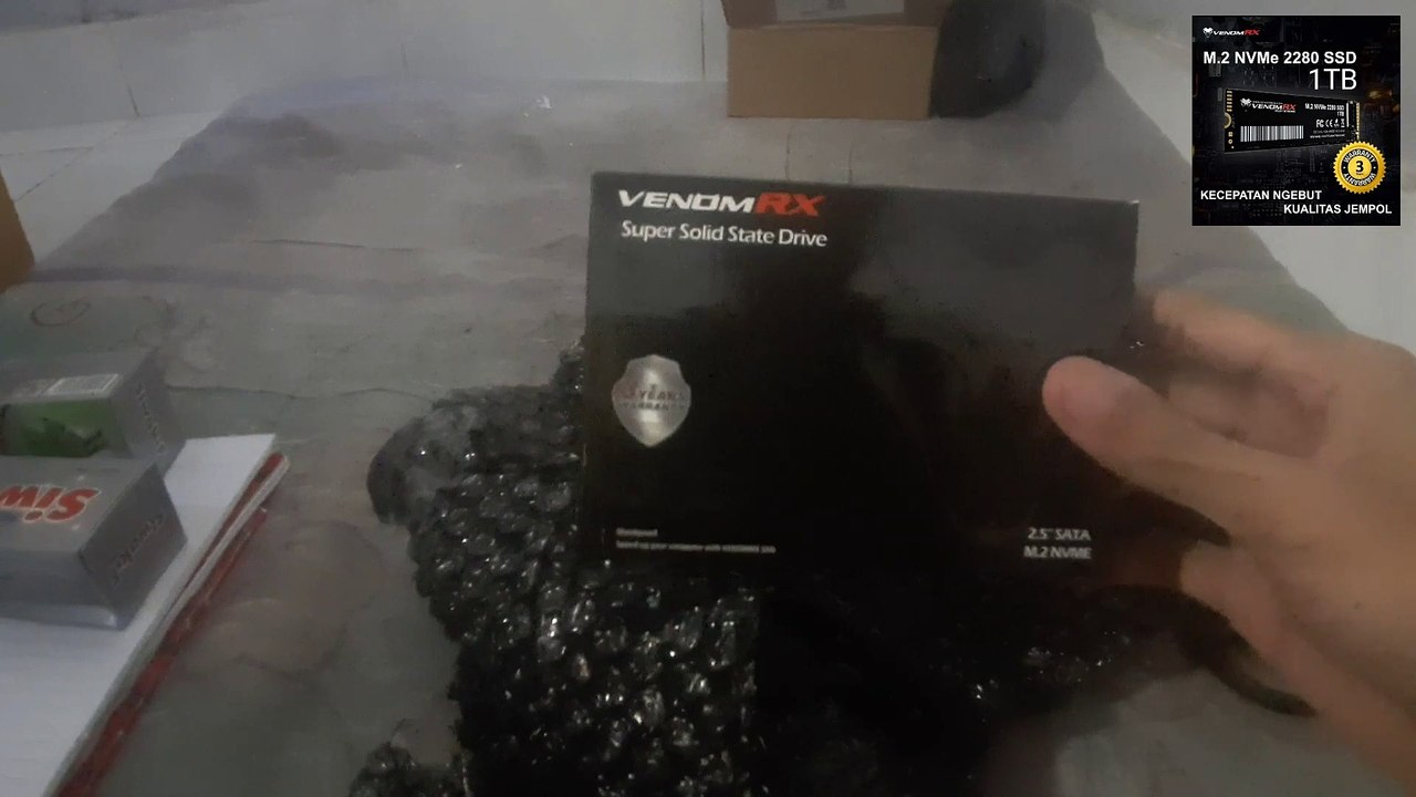 Unboxing VenomRX M.2 SSD 2280 SSD 1TB - Gilang Mbsnags
