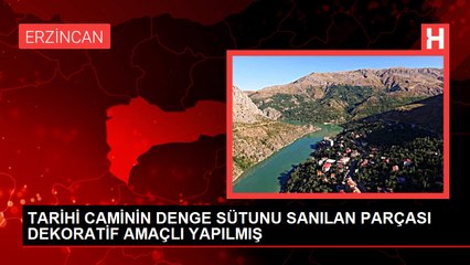 TARİHİ CAMİNİN DENGE SÜTUNU SANILAN PARÇASI DEKORATİF AMAÇLI YAPILMIŞ