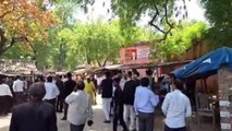 जौनपुर कोर्ट में तड़तड़ाई गोलियां, मची अफरा - तफरी, देखे वीडियो