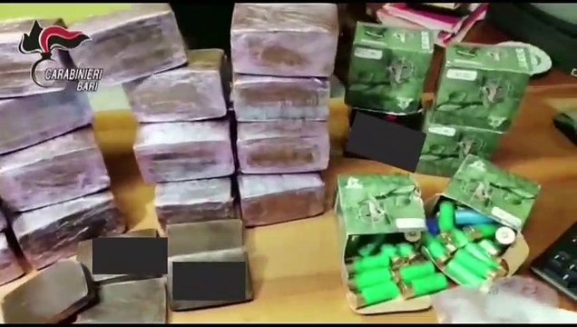 20 arresti tra Andria e nord barese: scoperti anche tritolo e armi - video-aggiornamento dei Carabinieri