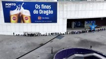 Filas no Estádio do Dragão para comprar bilhetes para a final da Taça de Portugal
